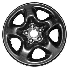 Cci Stltq056u45 For Toyota Highlander 01-07 Steel Factory Wheel 5-spoke Black 16x6.5
