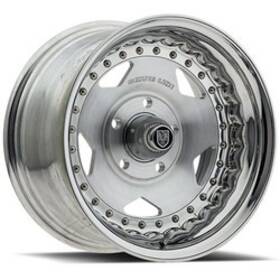 Centerline 000p-54061-06 15x4 000p Convo Pro Polished Brushed Wheel 5x4.75 -6mm