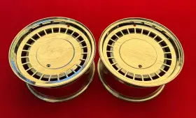 130806 Centra Mercedes 8jx16 E11 - Classic Chrome Wheel W126 C125 W123 R107 500sec