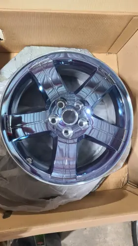 19302863 Chevrolet Gm #19302863 New 17x7 Blue Chrome Wheel/rim Hhr/cobalt