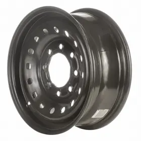 560-08071 Chevrolet 196743152745 16x6.5 16 Hole Refurbished Steel Wheel Painted Black