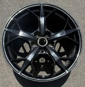 23404168 Chevrolet 1 Single Corvette C8 Trident Rear Back 20x11 Black Replacement Wheel Rim Oem