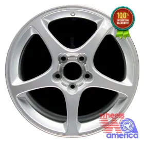1135 Chevrolet 5121 Ships Today Wheel Rim Corvette 17 2000-2004 Front Silver Oe