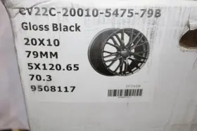 560-05740 Chevrolet Wheel Rear 20x12 10 Y Spoke Black Opt Q6u Fits 15-19 Corvette 1960619