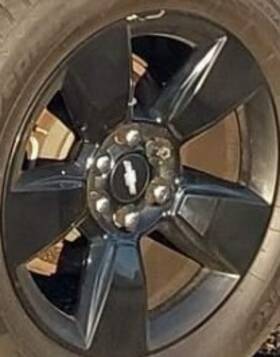 Chevrolet 560-05747 2017 Colorado Oe Wheel 18x8-1/2 5 Spoke Black