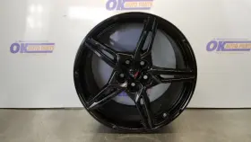 560-14008b Chevrolet 21 Chevy Corvette C8 6.2l 1lt Z51 20x11 Split 5 Spoke Wheel Rim Black