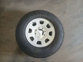 560.bri124 Chevrolet Steel 17x7.5 Rsf White Spare Wheel For 2024 Brightdrop 3054773