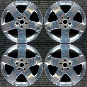 88967386 Chevrolet Hhr Polished 17 Inch Oem Wheel Set 2006 To 2010