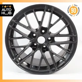 9598705 Chevrolet 07-13 Corvette C6 Zr1 9.5 X 18 Inch Front Wheel Rim Black Oem