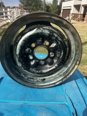 Gm-65 Chevrolet Oem 1965 Gm Impala Steel Wheel Rim 14x5 5x4.75 Bolt- H Code