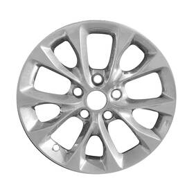 Chrysler 196743324548 18x7.5 10 Single Spokes Aluminum Wheel Painted Medium Silver Matte 6tr01aaaaa