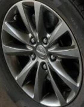 Chrysler 560-02531 2016 Town And Country Oe Wheel 17x6-1/2 10 Spoke Black