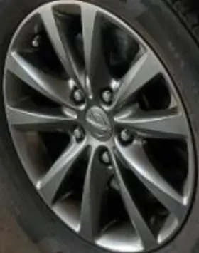 560-02531 Chrysler 2016 Town And Country Oe Wheel 17x6-1/2 10 Spoke Black