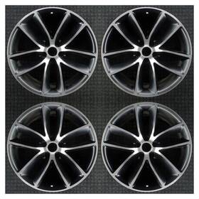 Chrysler 5ld371xfaa Set 2015-2023 Dodge 300 Challenger Charger Satin Black Wheels Rims 2526