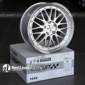 Cp30m880sl-35 Circuit Performance Cp30 18x8 5-120 35 Silver Wheels Lm Style Mesh Set Of 4