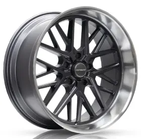 R503220573575 Corsart 22x10.5 R503 Kingpin 5 Gunmetal Diamond Cut Wheels 5x5 0mm Set Of 4