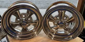 L9220986-2 Cragar 2 S/s Super Sport Chrome 5-spoke Wheels Rims 15x7 5x4.75/4.5/5.0 Uni-lug