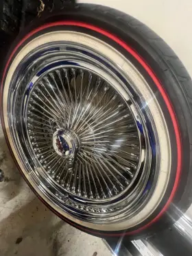 155754 Dayton Wire Wheels 20 By 8 With Chrome Adapters Regular Or Staggered Available