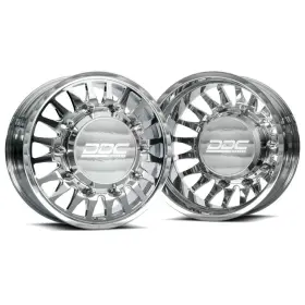 225-20-25pl-a Ddc Wheels 20x8.25 Spoke Polished Ford/dodge Forged Dually 10x225 Set Of 6
