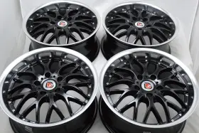 Ddrr19blkpl5h Ddr 4 New 18x8 R19 18 Inch Rims Wheels Avenger Accord Fusion Civic Mdx Nitro 5x114.3