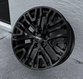 Fs879920 Denalipro Gloss Black Gmc Sierra Denali Style Wheels 20x9 Inch Fits 2000-2026 Sierra/yukon