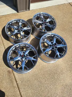 14011-12 Detroit Wheels C8 Corvette Chrome Rims