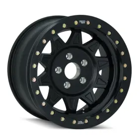 9302-7973mb38 Dirty Life 9302 Roadkill 17x9 Beadlock Wheel In Satin Black - 5x127 Bolt Pattern