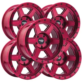 9315-7983r12 Dirty Life 5 9315 Compound 17x9 6x5.5 Inch -12mm Candy Red Wheels Rims 17