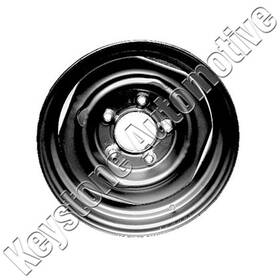 Dodge 196743147345 15x7 4 Slot Refurbished Steel Wheel Painted Black 560-01494
