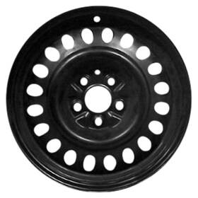 Dodge 4656322ab Refurbished Painted Black Steel Wheel 15 X 6 4656322