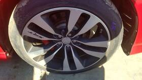 Dodge 560-02436a 12 Charger Srt8 20x9 Double 5 Spoke Wheel Rim Machined And Black
