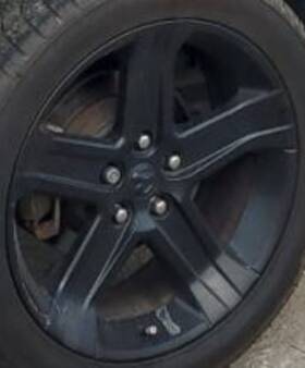 Dodge 560-02632 2018 Ram 1500 Oe Wheel Road 22x9 5 Spoke Black Opt Wpv