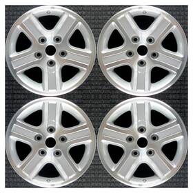 Dodge 560-2265 2265 Set 2006 2008 2010 Ram 1500 Dakota Oem Machined Silver Wheels Rims