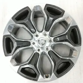 5yd621uwab Dodge 1 Wheel Rim For 1500 Pickup Oem 90 Percent Polished Charcoal