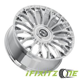Dolce Roma-2210538c Luxury Roma 22x10.5 5x112/115 25mm Chrome Wheel 22 Inch Rim New