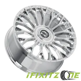 Roma-2210538c Dolce Luxury Roma 22x10.5 5x112/115 25mm Chrome Wheel 22 Inch Rim New