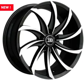 Ds1-8866bmw Drastic Wheels 18 Inch Black Machine Ds1 Fits Cadillac Xt4 Xt5 Chevy Equinox 5x120