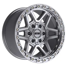 602ms-7900912 Dropstars Trail Series 1 17x9 5x5.00 / 5x5.50 -12 602ms Machined And Silver Whee