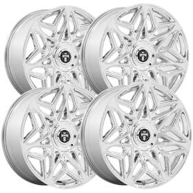 Dub Dc274px24902015 Set Of 4 Dc274 Anomaly 24x9 5x115/5x120 15mm Chrome Wheels Rims 24 Inch