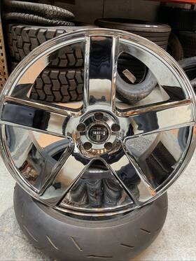 Dub S098229003c Chrome Wheel 22x9 5x115