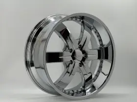 308229551352087c Echelon 22 Inch Wheels Style 308 22x9.5 Chrome 5 Lug 5x135 Et 20 #124