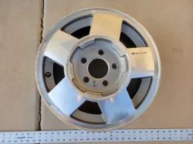 1643574 Enkei Oem Buick Reatta 15x6 Alloy Aluminum Wheel 5 Spoke 1988-1991 # 2