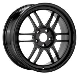 Enkei 3798956515bk Rpf1 18x9.5 Inch Black Alloy Wheel With 5x114.3 Bolt Pattern And 15mm