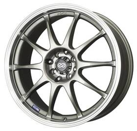 Enkei 409-875-12sp J10 18x7.5 Inch Alloy Wheel With 5x100/114 Bolt Pattern And Machined Lip