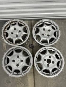 Enkei 42700sr0a02 1992-1995 Honda Civic Eg Vx Wheels Rim 13x5 4x100 Oem