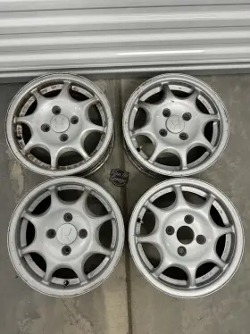 42700sr0a02 Enkei 1992-1995 Honda Civic Eg Vx Wheels Rim 13x5 4x100 Oem