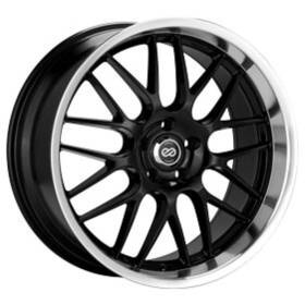 Enkei 469-880-1240bk Lusso 18x8 Inch Black Alloy Wheel With Machine Lip - Part For