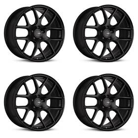 Enkei 531-880-1240bk 4x Xm-6 Wheels 18x8 / 5x120 Et 40 Cb 72.6 Gloss Black