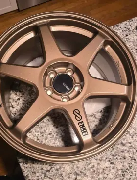 539-780-8045zp Enkei T6r 17x8 45mm Offset 5x100 Bolt Pattern 72.6 Bore Matte Bronze Wheel