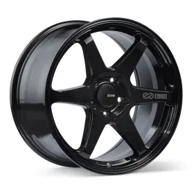 539-895-6538bk Enkei 4 New 18x9.5 T6r Black 5x114.3 5x4.5 Et38 Wheels Rims